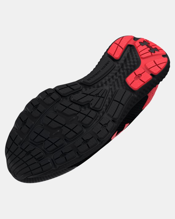 Men's UA Charged Rogue 3 Reflect Running Shoes, Black, pdpMainDesktop image number 4
